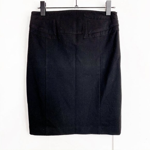 express classic black pencil skirt size 6 - Picture 7 of 9